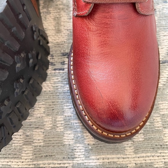 frye ella combat boot